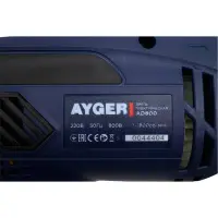 AYGER AD800 corded hammer drill — 800 W, 13 mm
