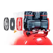 Aurora PASSAT-50 BLACK piston air compressor, 1500 W, 50 l