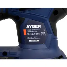 Эксцентриковая шлифмашина AYGER AX300E, 300 Вт, 125 мм