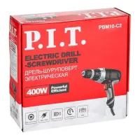 Corded drill driver 400 W, 26 Nm — P.I.T. PBM10-C2