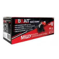 Угловая шлифовальная машина 800 Вт, 125 мм — BRAIT BAG125BRC PRO