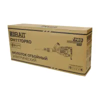 Электрический отбойный молоток 1900 Вт / 65 Дж BRAIT DH117DPRO