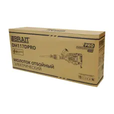 Էլեկտրական հարվածային մուրճ 1900 Վտ / 65 Ջ BRAIT DH117DPRO