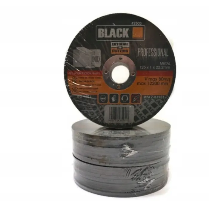 BLACK and BENSON - Մետաղ կտրող սկավառակ 125x1x22.2 մմ BLACK42503 - Black42503 - Երկաթ Կտրող Սկավառակներ