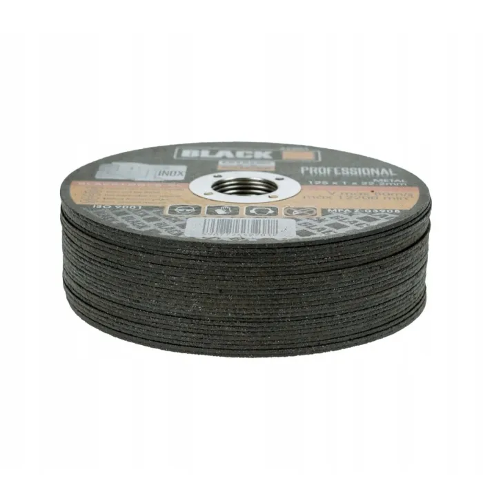 BLACK and BENSON - Մետաղ կտրող սկավառակ 125x1x22.2 մմ BLACK42503 - Black42503 - Երկաթ Կտրող Սկավառակներ