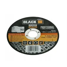 Մետաղ կտրող սկավառակ 115x1x22.2 մմ BLACK42502