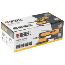 Эксцентриковая шлифмашина DENZEL OS-150-BL, 350 Вт, 150 мм