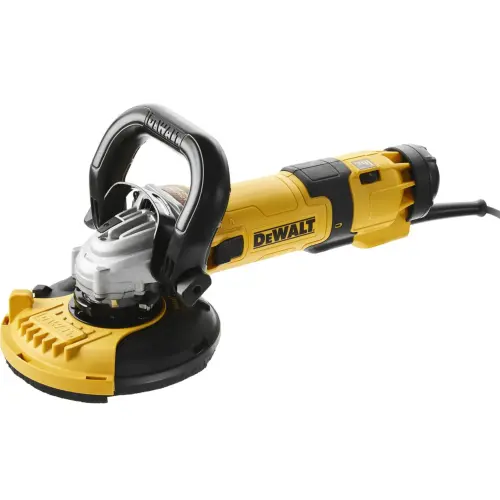 DEWALT DWE4257KT-QS անկյունային հղկող մեքենա՝ 1500 Վտ, 125 մմ
