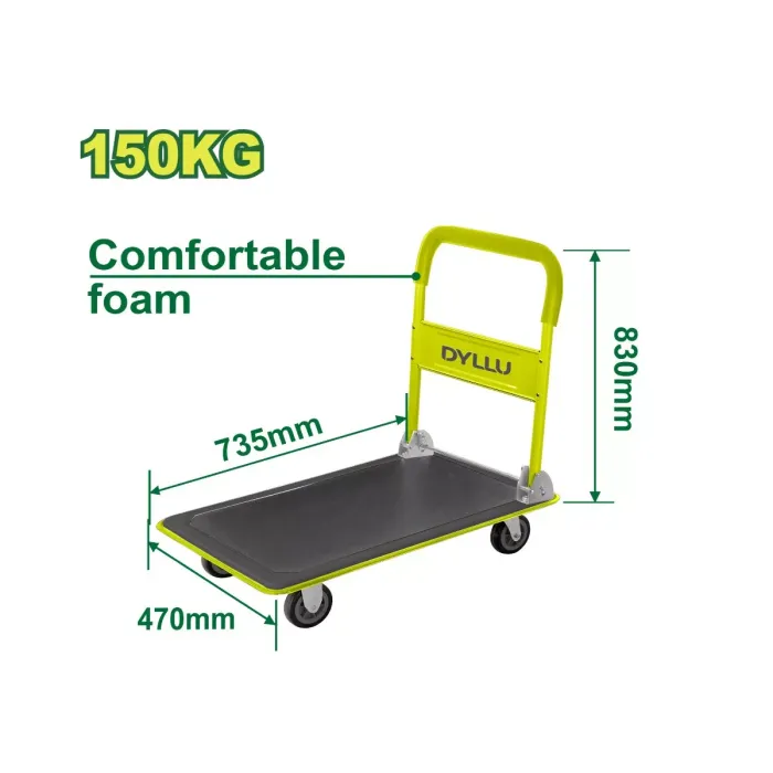 4 Wheel Hand Truck Folding Handle 150kg DTWB1315