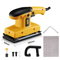 Вибрационная шлифмашина Deli DL-SG180-E2, 300 Вт, 93×185 мм
