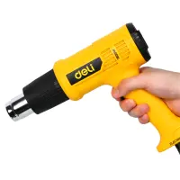 Строительный фен Deli DL5200, 1600 Вт, 400–600 °C