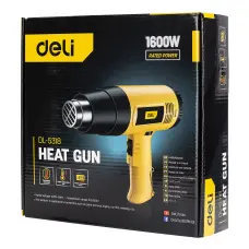 Строительный фен Deli DL5318, 1800 Вт, 100–590 °C