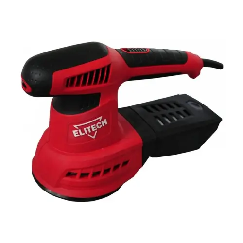 Эксцентриковая шлифмашина ELITECH МШЭ 0412Э, 400 Вт, 125 мм