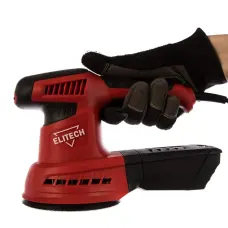 Эксцентриковая шлифмашина ELITECH МШЭ 0412Э, 400 Вт, 125 мм