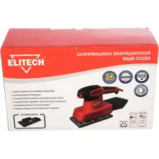 Թրթռային հղկող մեքենա ELITECH МШВ 0319Э, 250 Վտ, 90×182 մմ