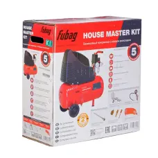Fubag HOUSE MASTER KIT air compressor with tool kit, 1100 W, 24 l