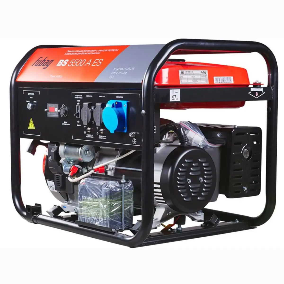 FUBAG BS 5500 A ES gasoline generator with 5.5 kVA maximum output