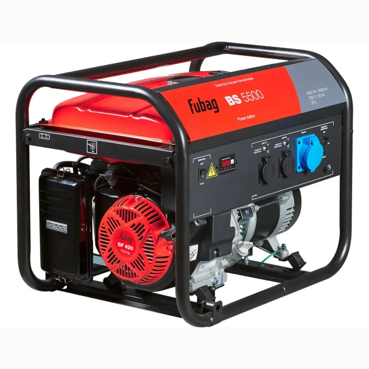 FUBAG BS 5500 gasoline generator with 5.5 kVA maximum output