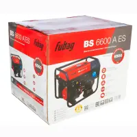 FUBAG BS 6600 A ES gasoline generator 6 kW, single-phase