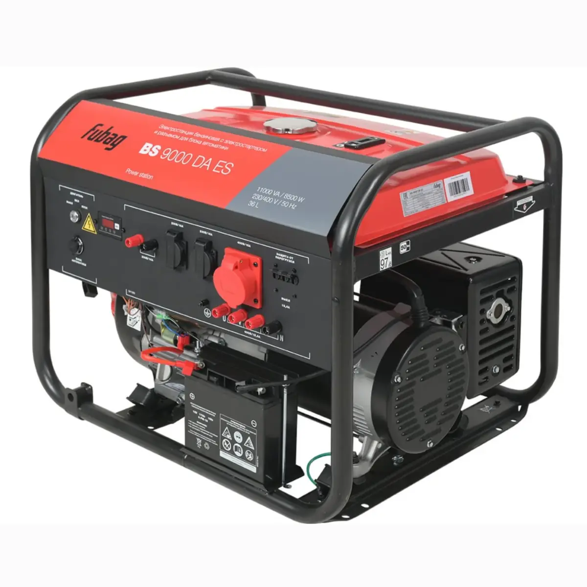 FUBAG BS 9000 DA ES gasoline generator with 11 kVA maximum output