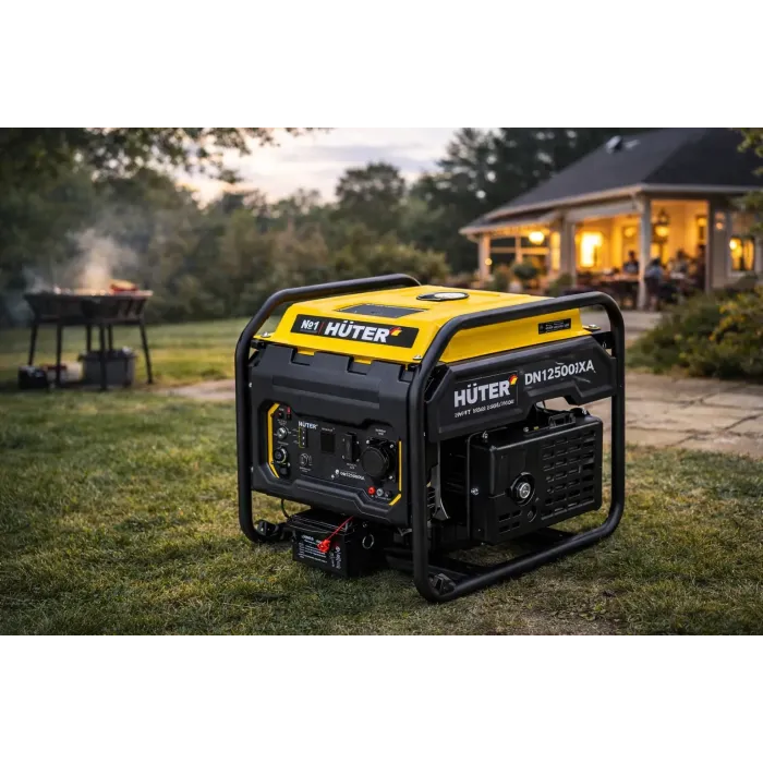 Huter DN12500iXA ինվերտորային բենզինային գեներատոր 8 կՎտ 220 Վ