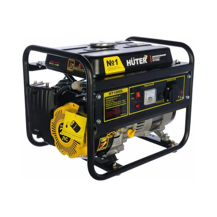 Huter - Բենզինային գեներատոր 1100 Վտ Huter DY1000L - Գեներատորներ