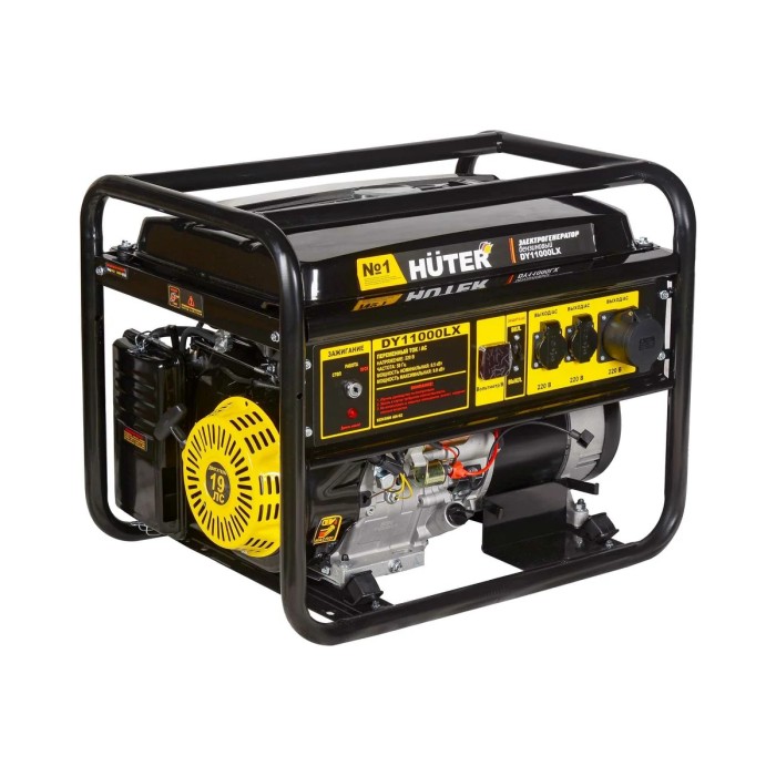 Huter - Բենզինային գեներատոր (մեկնարկիչով) 9000 Վտ Huter DY11000LX - Գեներատորներ