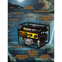 Բենզինային գեներատոր 11000 Վտ Huter DY13000L