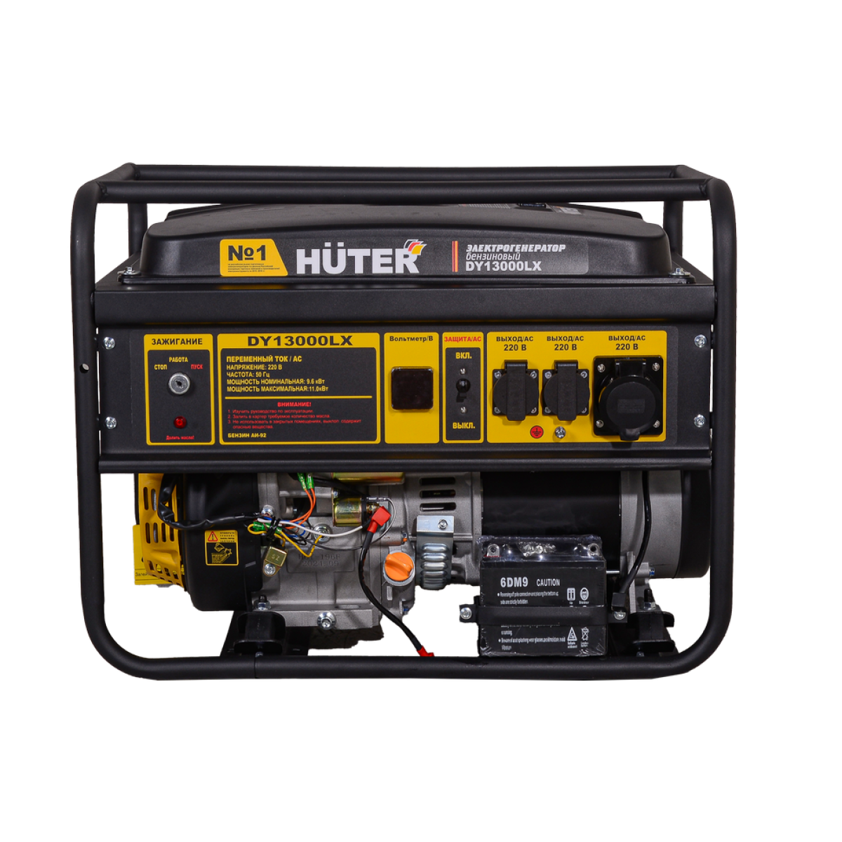 Huter - Բենզինային գեներատոր (մեկնարկիչով) 11000 Վտ Huter DY13000LX - Գեներատորներ