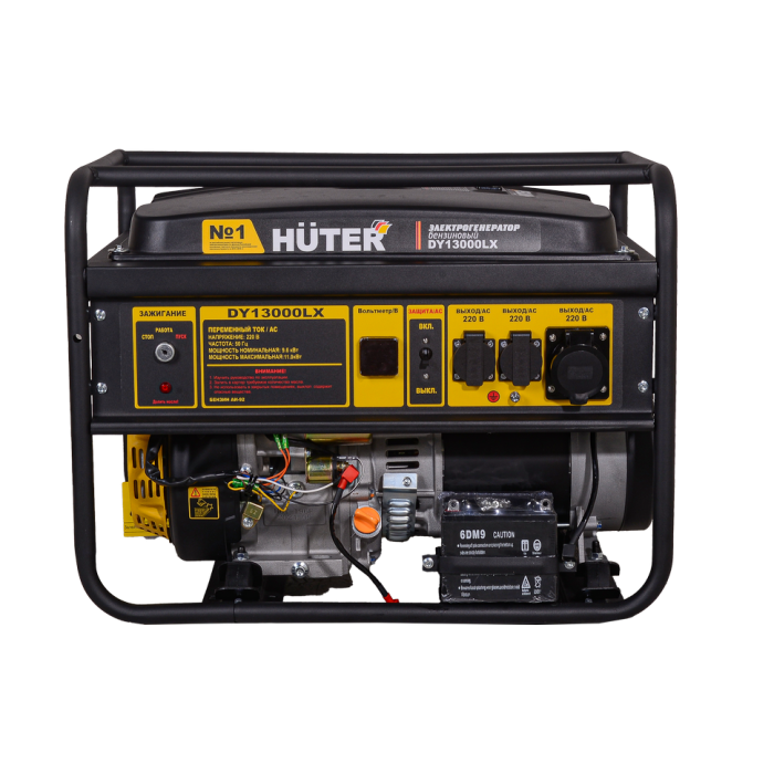 Huter - Բենզինային գեներատոր (մեկնարկիչով) 11000 Վտ Huter DY13000LX - Գեներատորներ