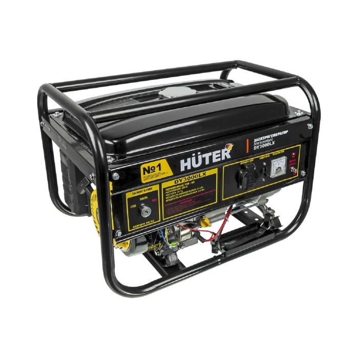 Huter - Բենզինային գեներատոր (մեկնարկիչով) 2800 Վտ Huter DY3000LX - Գեներատորներ