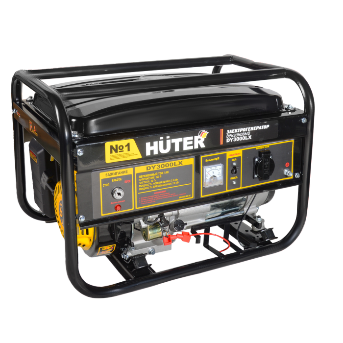 Huter - Բենզինային գեներատոր (մեկնարկիչով) 2800 Վտ Huter DY3000LX - Գեներատորներ