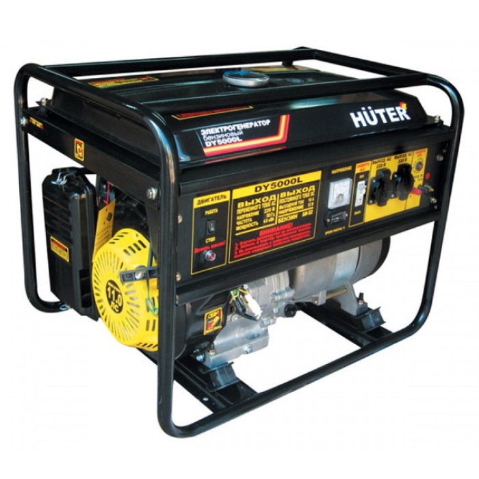 Huter - Բենզինային գեներատոր 4500 Վտ Huter DY5000L - DY5000L - Գեներատորներ