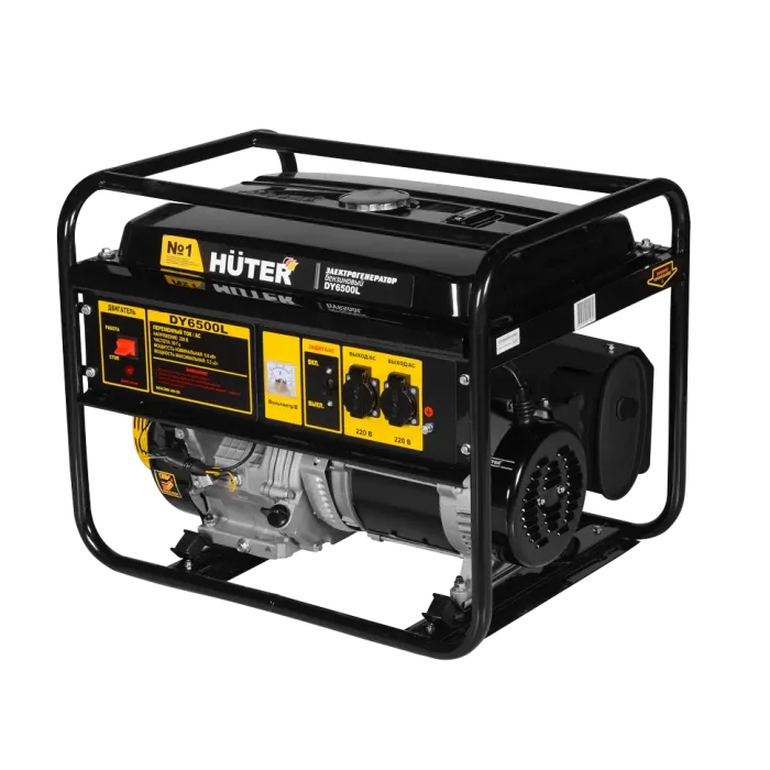 Huter - Բենզինային գեներատոր 5500 Վտ Huter DY6500L - DY6500L - Գեներատորներ