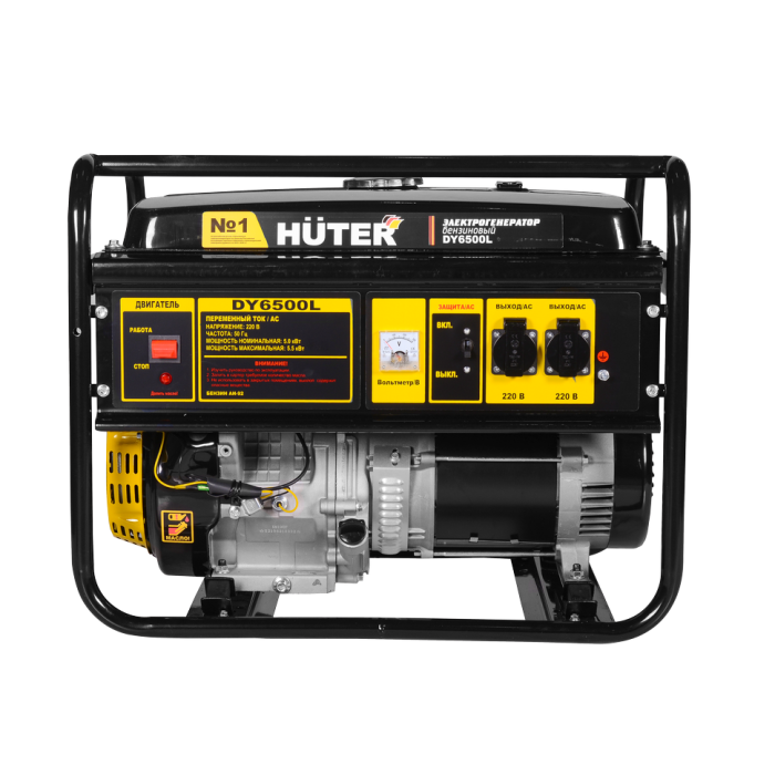 Huter - Բենզինային գեներատոր 5500 Վտ Huter DY6500L - DY6500L - Գեներատորներ