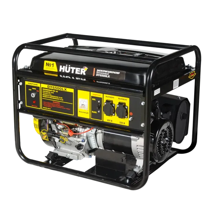 Huter - Բենզինային գեներատոր (մեկնարկիչով) 5500 Վտ Huter DY6500LX - DY6500LX - Գեներատորներ