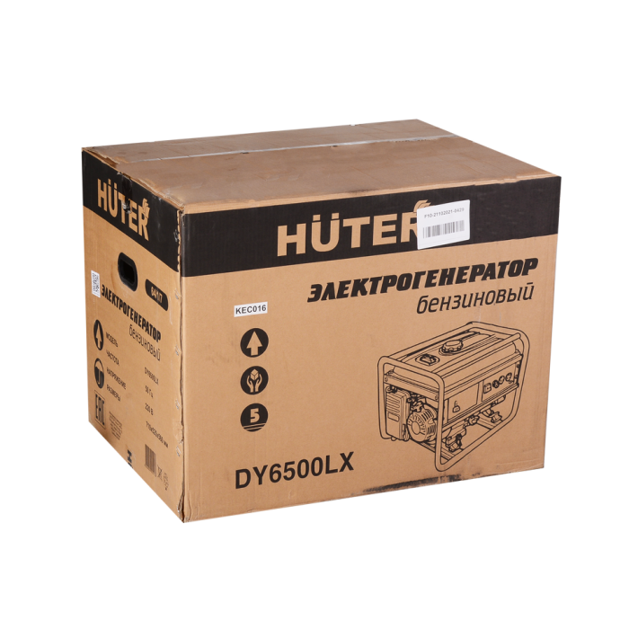 Huter - Բենզինային գեներատոր (մեկնարկիչով) 5500 Վտ Huter DY6500LX - DY6500LX - Գեներատորներ