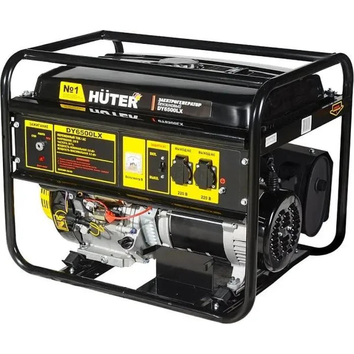 Huter - Բենզինային գեներատոր (մեկնարկիչով) 5500 Վտ Huter DY6500LX - DY6500LX - Գեներատորներ