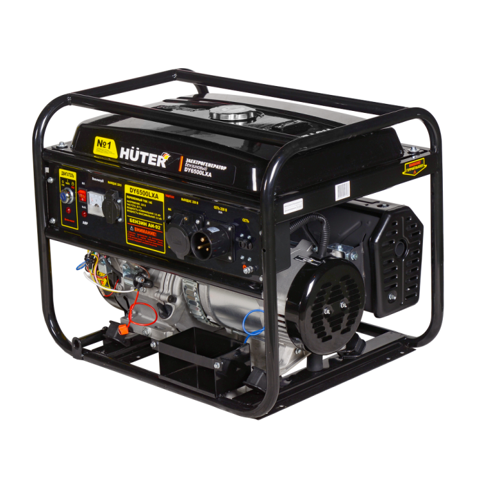 Huter - Բենզինային գեներատոր (մեկնարկիչով) 5500 Վտ Huter DY6500LXA Ավտոմատ փոխակերպման համակարգ -ԱՓՀ(ATS)-ով - DY6500LXA - Գեներատորներ