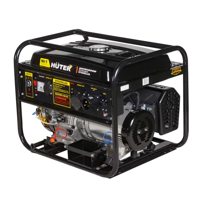 Huter - Բենզինային գեներատոր (մեկնարկիչով) 5500 Վտ Huter DY6500LXA Ավտոմատ փոխակերպման համակարգ -ԱՓՀ(ATS)-ով - DY6500LXA - Գեներատորներ