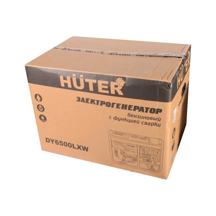 Huter - Բենզինային գեներատոր (մեկնարկիչով) եռակցման ֆունկցիայով 5500 Վտ Huter DY6500LXW - Գեներատորներ