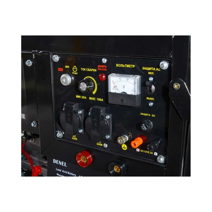 Huter - Բենզինային գեներատոր (մեկնարկիչով) եռակցման ֆունկցիայով 5500 Վտ Huter DY6500LXW - Գեներատորներ