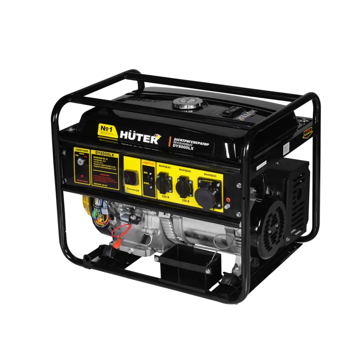 Huter - Բենզինային գեներատոր (մեկնարկիչով) 7000 Վտ Huter DY8000LX - DY8000LX - Գեներատորներ