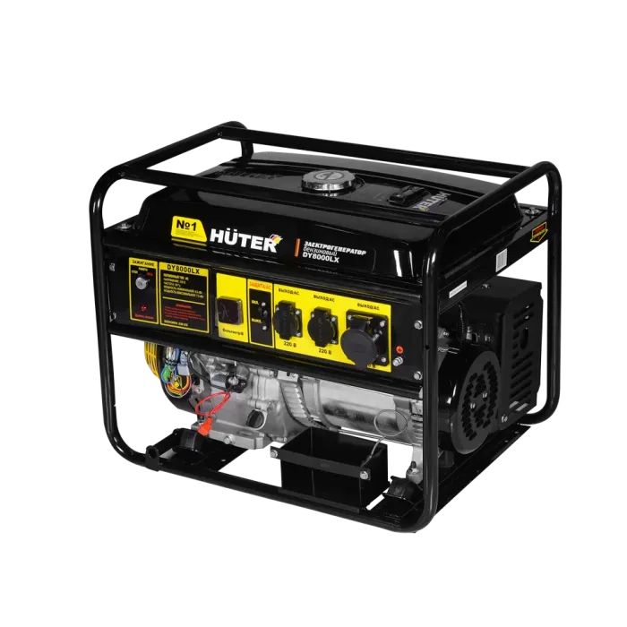 Huter - Բենզինային գեներատոր (մեկնարկիչով) 7000 Վտ Huter DY8000LX - DY8000LX - Գեներատորներ