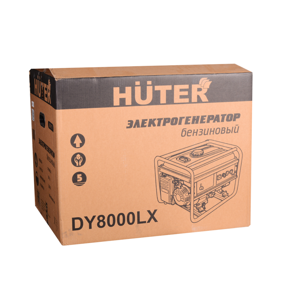 Huter - Բենզինային գեներատոր (մեկնարկիչով) 7000 Վտ Huter DY8000LX - DY8000LX - Գեներատորներ