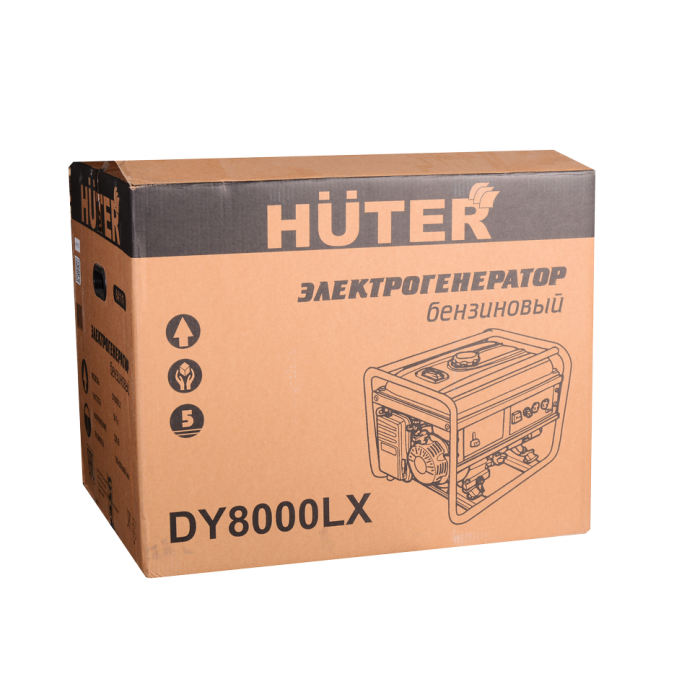Huter - Բենզինային գեներատոր (մեկնարկիչով) 7000 Վտ Huter DY8000LX - DY8000LX - Գեներատորներ