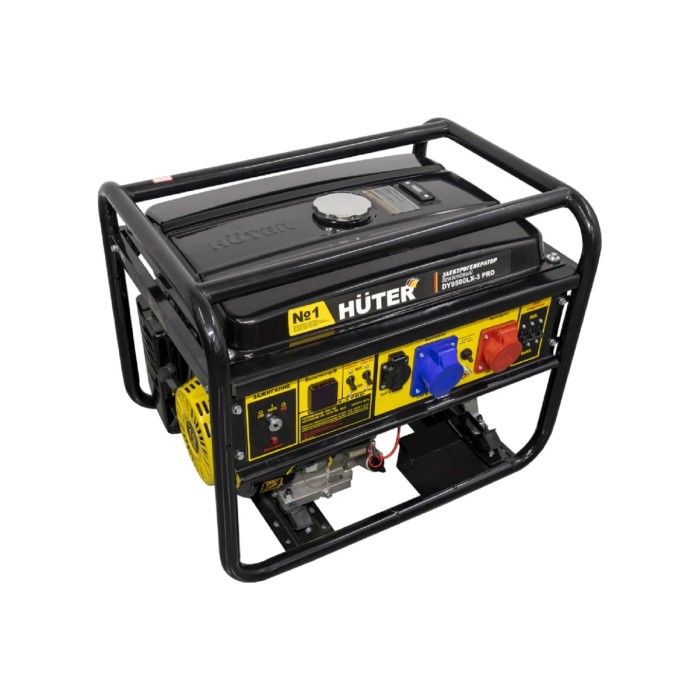 Huter - Բենզինային գեներատոր եռաֆազ (մեկնարկիչով) 8000 Վտ(220 Վ) /8500 Վտ(380 Վ) Huter DY9500LX-3PRO - Գեներատորներ