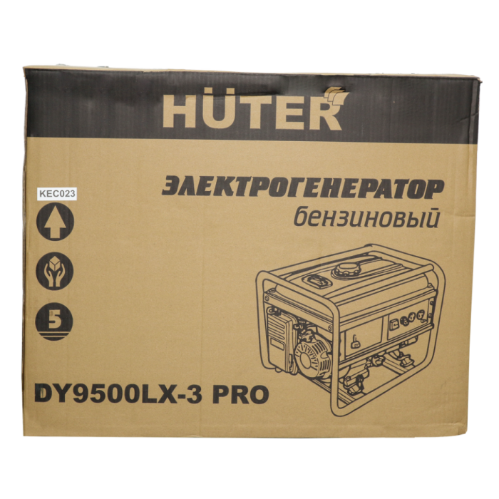 Huter - Բենզինային գեներատոր եռաֆազ (մեկնարկիչով) 8000 Վտ(220 Վ) /8500 Վտ(380 Վ) Huter DY9500LX-3PRO - Գեներատորներ