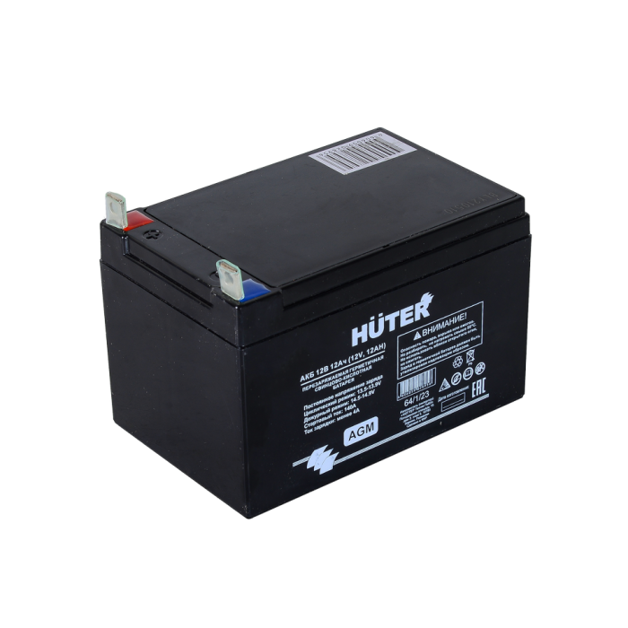 Huter - Գեներատորի մարտկոց 12 Վ 12 ԱԺ Huter 64/1/23 - Huter64/1/23 -