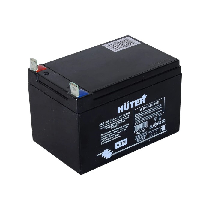 Huter - Գեներատորի մարտկոց 12 Վ 12 ԱԺ Huter 64/1/23 - Huter64/1/23 -